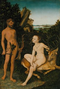 Apoll en Diana in een Bosrijk Landschap